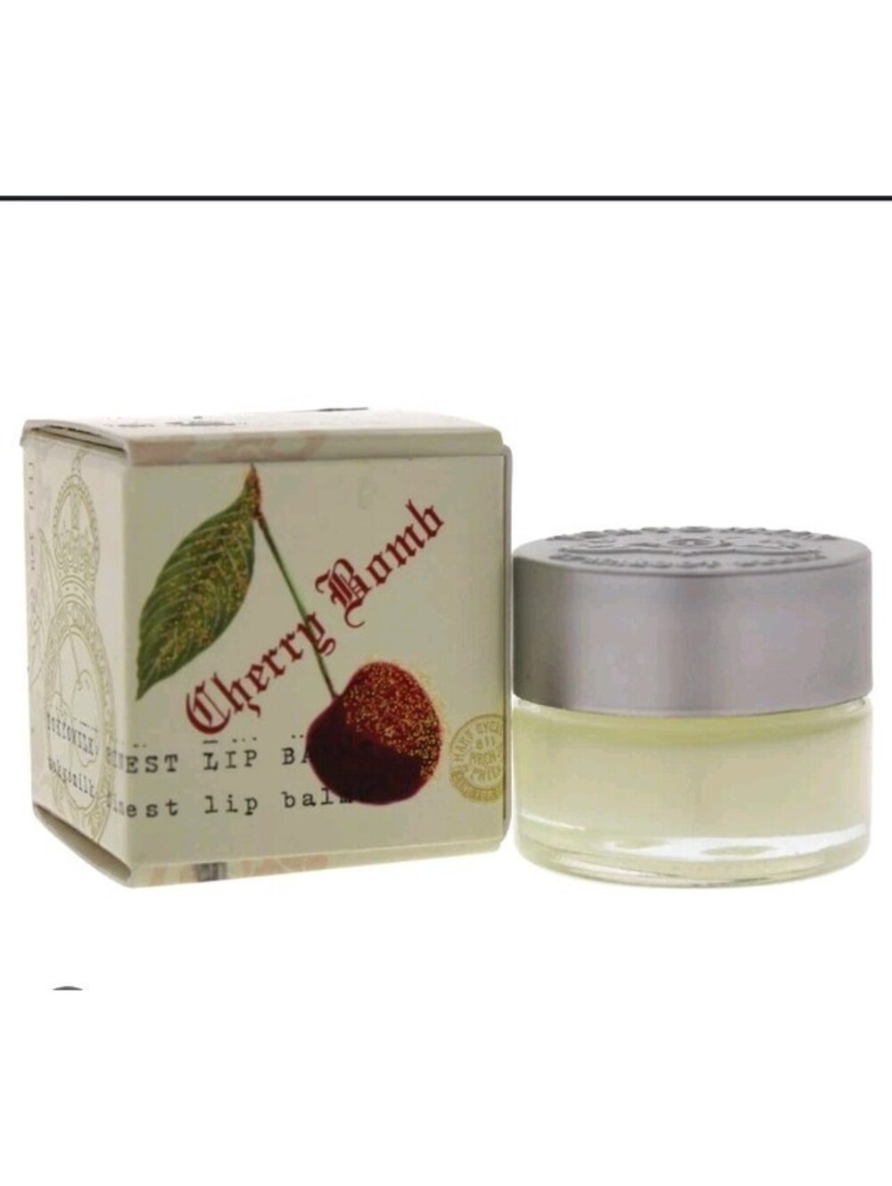 Margot Elena TOKYOMILK Bon Bon Lip Balm, Cherry Bomb.22 Oz New